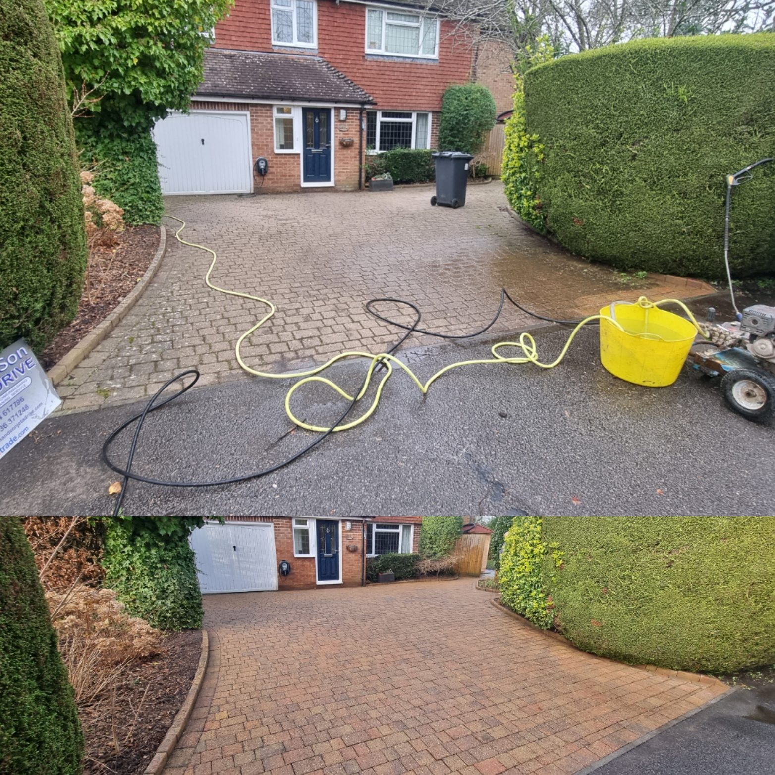 Driveway  cleaning & weedkill